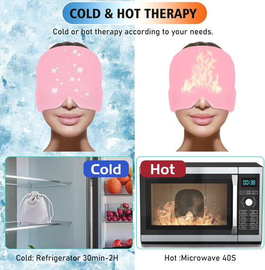 Migraine & Headache Relief Cap – Hot & Cold Therapy Hat
