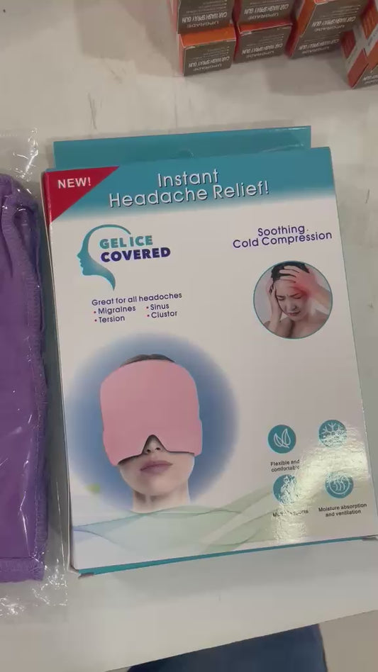 Migraine & Headache Relief Cap – Hot & Cold Therapy Hat